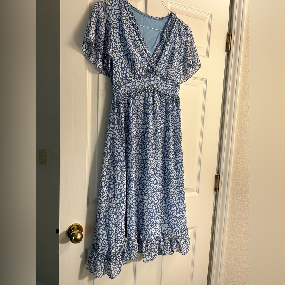 Cupshe midi floral dress NWT S